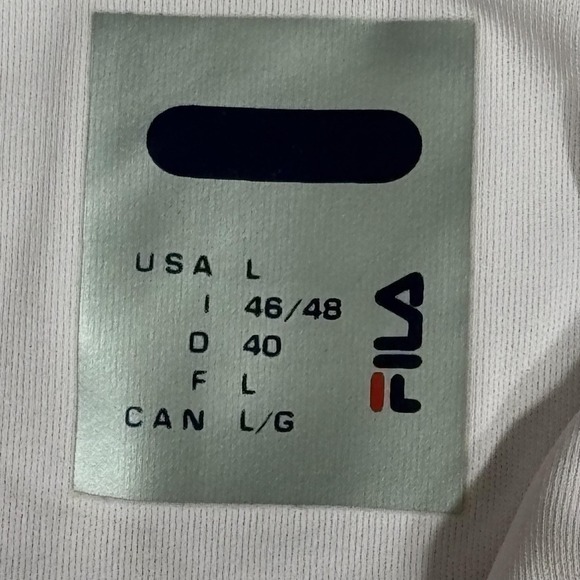 Fila Lecco Cap Sleeve Top Womens Large Light Pink Performance Polo Shirt Tennis - Picture 3 of 14